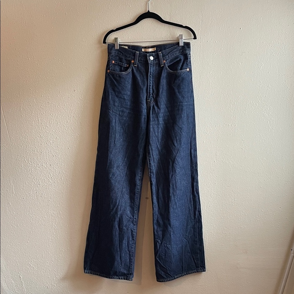 Levi's Women's Dark Blue Flare Jeans